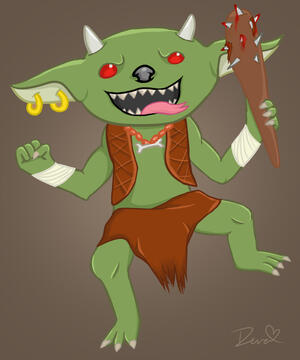 D&D Goblin (2021, FireAlpaca)