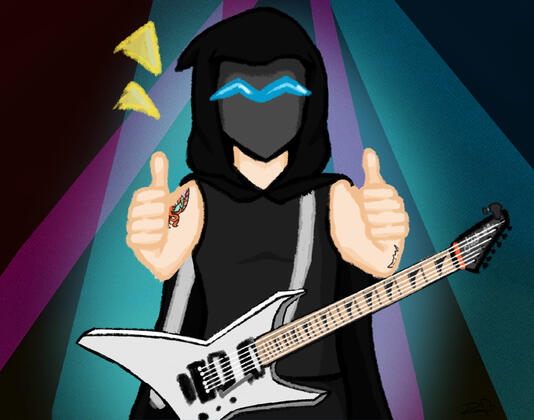 The Seer from Magic Sword (07/2024, Clip Studio Paint)