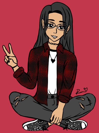 Self Portrait (2021, FireAlpaca) Self Portrait (2021, FireAlpaca)