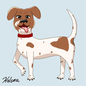 Sprite of my dog (05/2024, Krita)